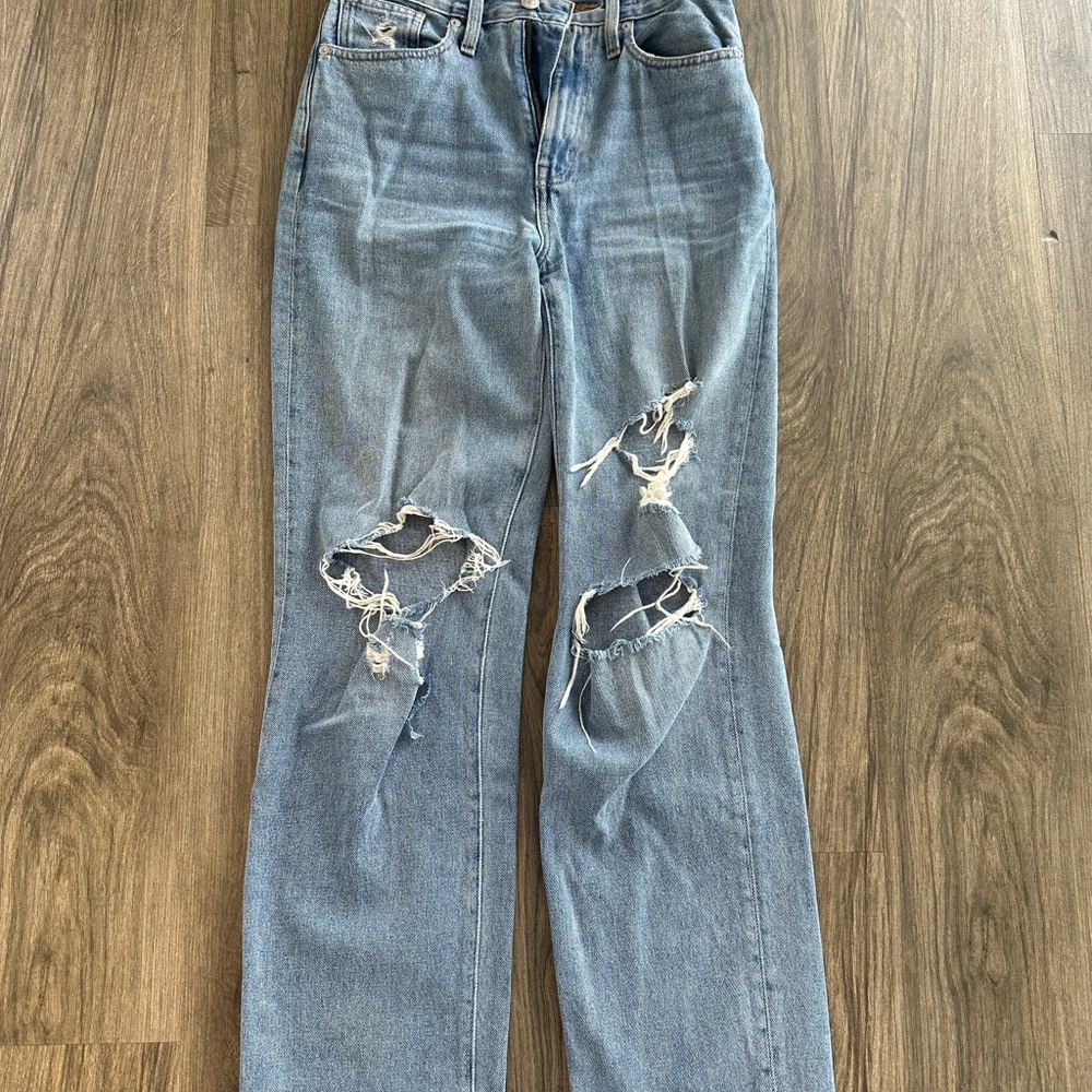 Madewell Baggy Straight Jeans